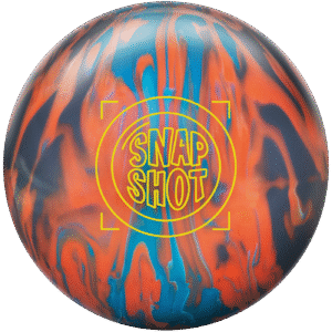 Orange and Blue Bowling Ball